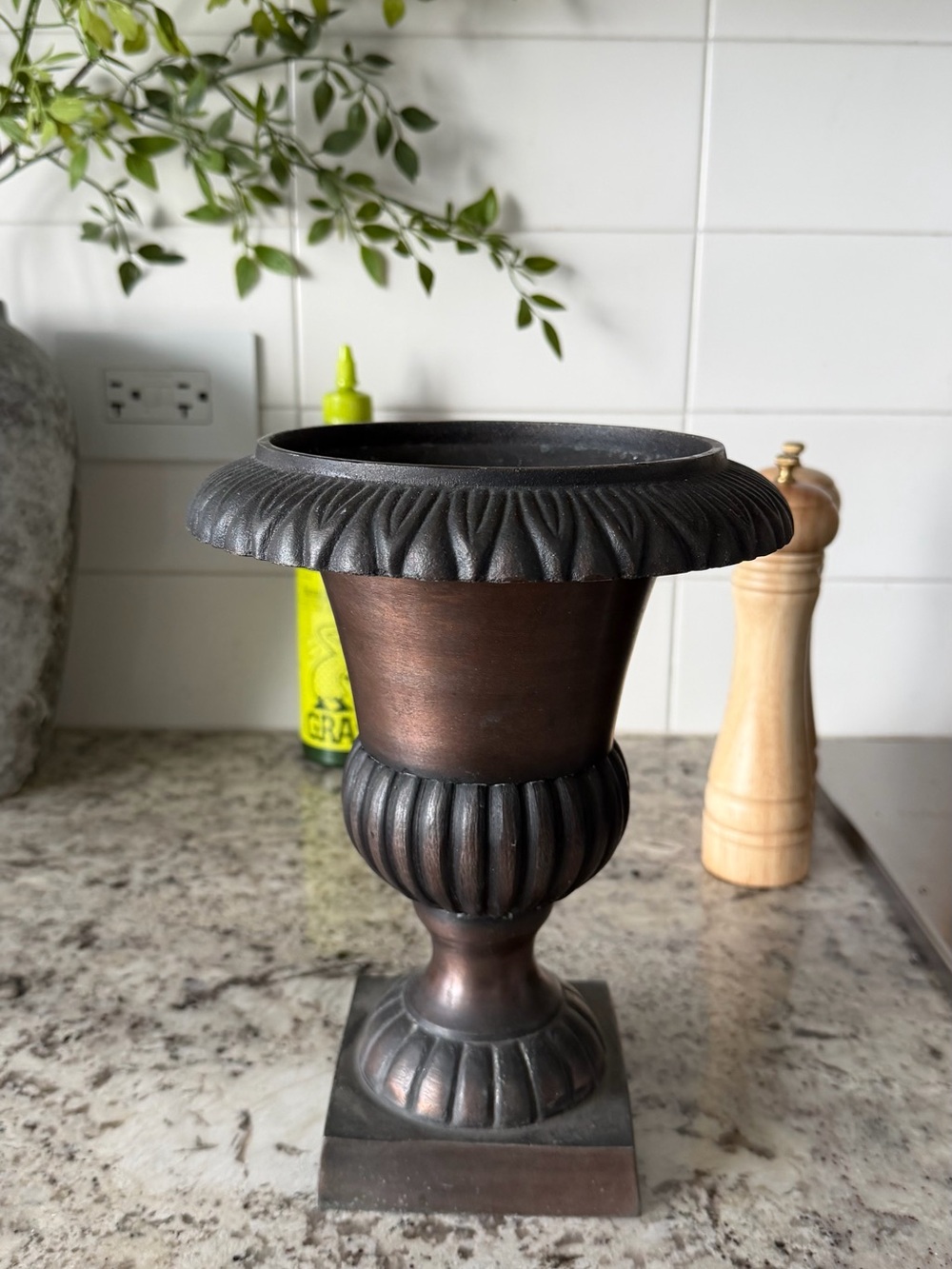 Bronze-Black Planter